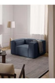 Mobilya Stant Most Mollis Berjer Silinebilir Lacivert Kumaş Yumuşak Sünger (Evinize Teslim) thumbnail 2