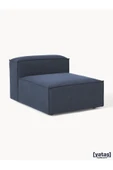 Mobilya Stant Most Mollis Orta Modül Berjer Silinebilir Lacivert Keten Kumaş Yumuşak Sünger (Evinize Teslim) thumbnail 1