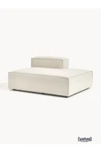 Mobilya Stant Most Mollis Sağ Pro Köşe Modül 01 Kırık Beyaz Keten Kumaş Yumuşak Sünger(EVİNİZE TESLİM) thumbnail 1