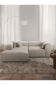 Mobilya Stant Most Mollis Plus Sol Köşe 2 Modül Köşe 01 Beyaz Lüks Bukle Kumaş Yumuşak Sünger(EVİNİZE TESLİM) thumbnail 1