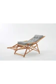 Mobilya Stant Most Sunbed Şezlong Su Bazlı %100 Ağaç Outdoor Gri Kumaş Silikon Dolgu (Evinize Teslim) - 4