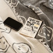 Soley | Mutlu | Pamuklu Çok Amaçlı Yatak Örtüsü - 2