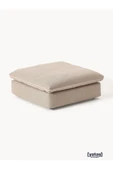 Mobilya Stant Most Mollirest Puf 05 Bej Keten Kumaş Silikon Dolgu Fermuarlı Minder (Evinize Teslim) thumbnail 1