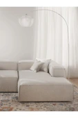 Mobilya Stant Most Mollis Plus Sağ Köşe Dinlenme 01 Beyaz Lüks Bukle Kumaş Yumuşak Sünger(EVİNİZE TESLİM) thumbnail 2
