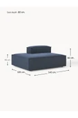 Mobilya Stant Most Mollis Sol Pro Köşe Dinlenme Lacivert Keten Kumaş Yumuşak Sünger(EVİNİZE TESLİM) thumbnail 4