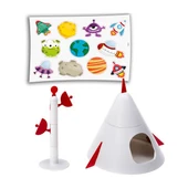 Ferplast Criceti 9 Hamster Kafesi Uzay Temalı - 5