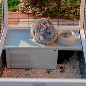 Ferplast Arena 100 Ahşap Tavşan Kafesi 100x62,5x51cm - 10