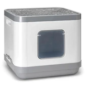 Moderna Cat Consept Kapalı Kedi Tuvaleti Gri - 1