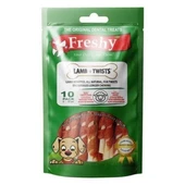 Freshy Lamb Twist Kuzulu Burgu Çubuk Köpek Ödülü 10lu - 1
