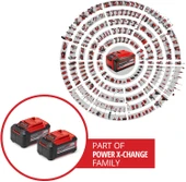 Einhell 2x18V 5,2 Ah Power-X-Change Twinpack Akü - 4511526 - 2