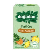 DOĞADAN BİTKİ ÇAYI  YEŞİL ÇAY AÇAİ-ANANASLI  20Lİ 34GR thumbnail 1