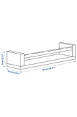 IKEA 2 Adet Mutfak Duvar Rafı Genişlik: 40 Cm İkea 2 Li Set Baharat Rafı Ahşap Raf - 3