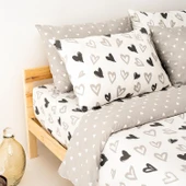 Soley | Mix & Match | Lover | %100 Pamuk Çift Kişilik Nevresim Seti - 3