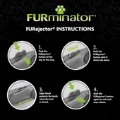 Furminator Longhair L Köpek Tüy Toplama Tarağı - 7