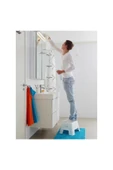 IKEA Tabure Basamak 44X35X25 cm İkea Kaymaz Taban Tabure Beyaz Renk Plastik - 5
