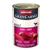 Animonda Gran Carno Sığır Etli ve Yürekli Köpek Konservesi 400gr 6 Al 5 Öde - 1