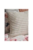 IKEA Kırlent Kılıfı Kırık Beyaz Renk 50x50 Puantiye Temalı Ev Tekstili - 4
