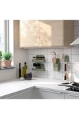 IKEA ÖBONÄS gri-yeşil 28 cm vantuzlu duvar rafı - 2