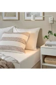 IKEA Premium Ürün Kaliteli Ürün Dayanıklı Kolay Kullanım Yumuşak 160x200 Cm Lastikli Çarşaf DVALA - 3