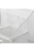 IKEA Masaüstü Düzenleyici Ikea Beyaz A Kalite Kalemlik Çelik   25x20 Cm - 3