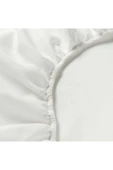 IKEA TAGGVALLMO lastikli çarşaf, beyaz, 90x200 cm Tek Kişilik - 6