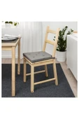 IKEA Justına 35/42x40 Cm Sandalye Minderi Gri - 3