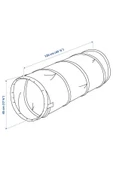 IKEA Dvargmas Oyun Tüneli - 126 Cm - Mavi / Yeşil - 3