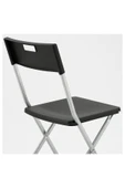 IKEA Gunde Katlanır Sandalye - Siyah - 6