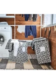 IKEA Giysi Malzeme Yemek Taşıma Çantası Desenli Siyah 47 Lt - 7