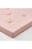 IKEA Justına Pembe Sandalye Minderi Cırt Cırt Bantlı 35/42x40x4 Cm Minder - 1