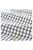 IKEA Rınnıg Beyaz Koyu Gri Kurulama Bezi, Mutfak Havlusu, 45x60 cm, 4'lü Set - 3