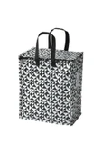 IKEA Giysi Malzeme Yemek Taşıma Çantası Desenli Siyah 47 Lt - 1