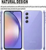 Samsung Galaxy A54 Uyumlu Darbe Önleyici Sararmaya Dayanıklı Airbag Korumalı Ultra Slim TPU Şeffaf Silikon Kılıf - 3