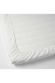 IKEA TAGGVALLMO lastikli çarşaf, beyaz, 90x200 cm Tek Kişilik - 2