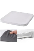 IKEA Staggstarr 36x36x2,5 Cm Açık Gri Kaymaz Tabanlı Sandalye Minderi Kaydırmaz Taban - 1