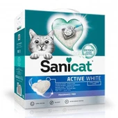 Sanicat Active White Topaklanan Kedi Kumu Kokusuz 6 Lt - 1