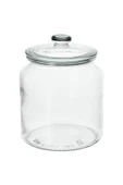 IKEA Saklama Kabı 1,9 Lt Kapaklı Cam Kavanoz Yükseklik: 18 Cm Çap: 15 Cm Contalı - 2