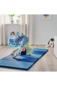 IKEA Çocuk Oyun-jimnastik Minderi 78x185 Cm Katlanır Aktivite Minderi Mavi Renk - 2