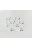 IKEA 4'lü Set Mini Shot Bardağı Hacim 25 ml İkea 4 Adet Likör Şat Bardağı Cam Bardak Yükseklik 7 cm - 2