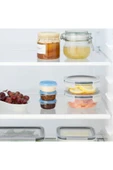 IKEA 3 Lü Mini Boy Saklama Kapları Pratik Kullanım Özelliği Mavi Kapak 70 ml 3 Lü - 3