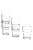 IKEA Reko Bardak Seti - Cam - 170 ml - 6 Adet - 1