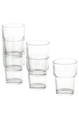 IKEA 6 Adet Bardak Seti Cam MeridyenDukkan 17 cl, 6 Lı Set Su-Meşrubat Bardağı - 1