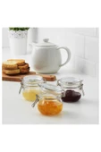 IKEA KORKEN cam 13 cl kapaklı cam kavanoz - 4