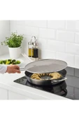IKEA Yağ Sıçratmaz Koruyucu Kapak Ikea Çap 34 Cm Kızartma Kapak Paslanmaz Çelik A Kalite - 4