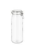 IKEA Kapaklı Cam Kavanoz, Cam, 2 Lt, Korken - 1