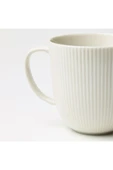 IKEA Ofantlıgt 9 Cm Beyaz Kupa Fincan Feldispat Porselen - 4
