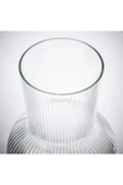 IKEA Dekoratif Cam Vazo Yükseklik: 17 Cm Ikea Çiçek Bitki Vazosu Çap: 12 Cm - 4