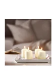 IKEA Hemsjö Blok Mum Naturel 4'lü 70124262 - 3