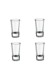 IKEA 4'lü Set Mini Shot Bardağı Hacim 25 ml İkea 4 Adet Likör Şat Bardağı Cam Bardak Yükseklik 7 cm - 1