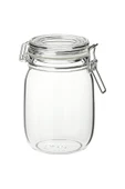 IKEA Premium 3 Adet Kavanoz Seti Kilitli Contalı Saklama Kavanozu 0,5 Lt + 1 Lt + 1,8 Lt - 3